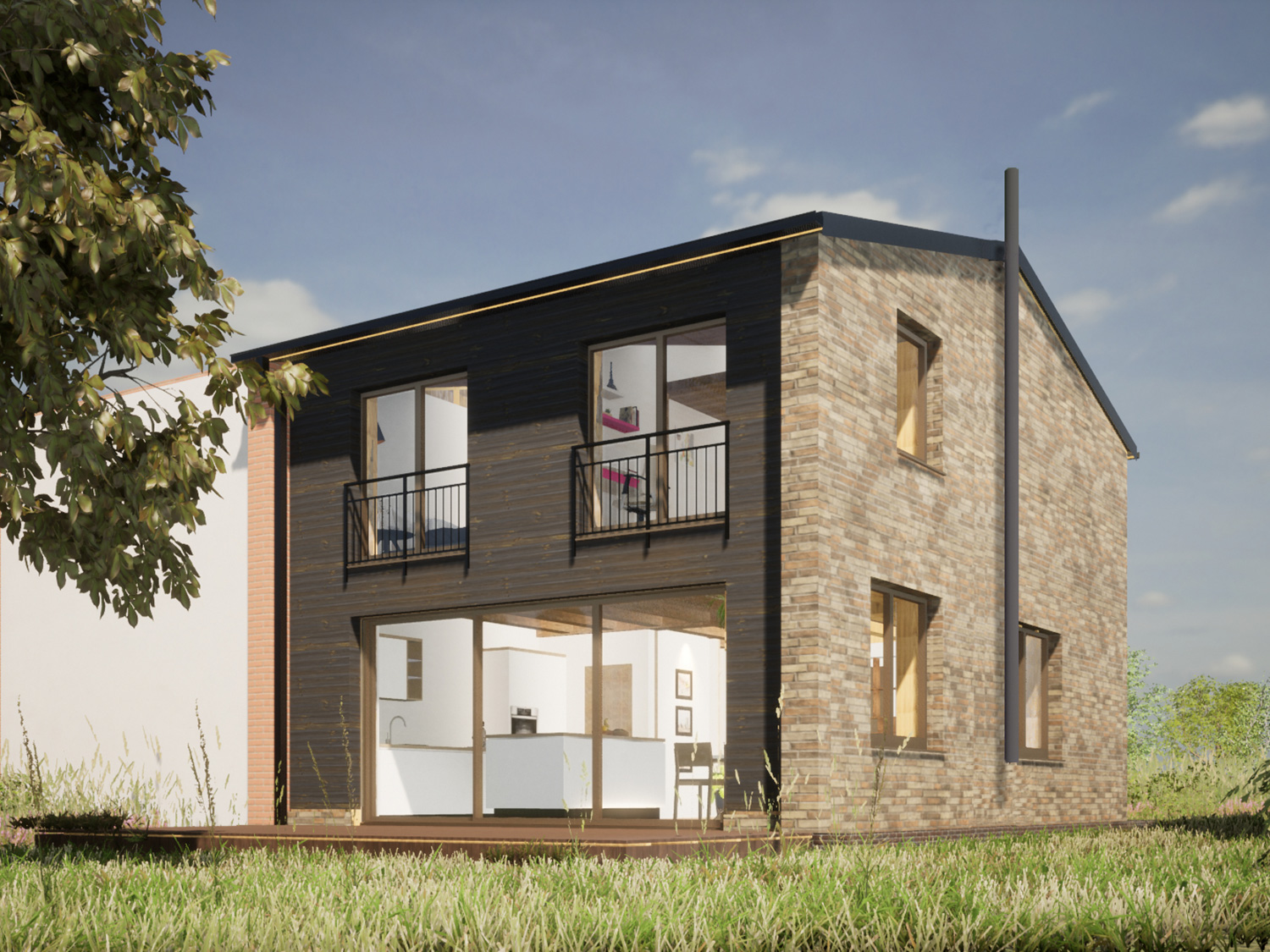 neubau-eines-reihenhauses-in-holz-stroh-modulbauweise-neubau-stroh-holz-visualisierung_fassade